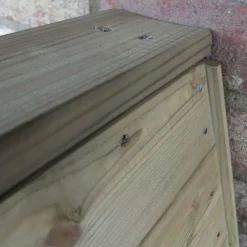 Shire Small Triangular Log Store Tongue And Groove -Garden Care Tools Deals Store 13082825 9434862456524500