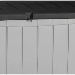 Keter Ace Outdoor Garden Storage Box 124 X 55 X 62.5 Cm - Grey And Black -Garden Care Tools Deals Store 13432924 1444947994665603