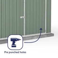 Absco 10 X 15ft Utility Workshop Apex Metal Shed - Green 13 Absco 10 X 15ft Utility Workshop Apex Metal Shed - Green -Garden Care Tools Deals Store 13440865 1924929164412717