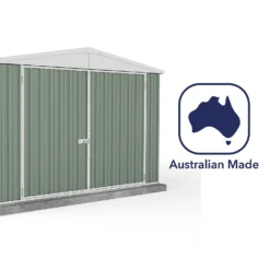 Absco 10 X 15ft Utility Workshop Apex Metal Shed - Green 15 Absco 10 X 15ft Utility Workshop Apex Metal Shed - Green -Garden Care Tools Deals Store 13440865 2144929164554494