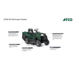Atco 432cc GT 30H Petrol Lawn Tractor - 84cm -Garden Care Tools Deals Store 13486584 4334929342317106