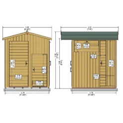 Shire 6 X 6ft Multi Store Garden Shed -Garden Care Tools Deals Store 13505250 1074933733495142