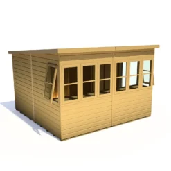 Shire 10 X 10ft Sun Pent Shed - Including Installation -Garden Care Tools Deals Store 13505295 4144933734115749