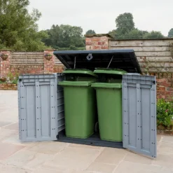 Keter Store It Out Ace Outdoor Garden Storage Shed 1200L - Grey / Graphite -Garden Care Tools Deals Store 13531577 7064925770968030