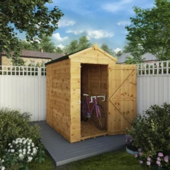 Mercia 6ft X 4ft Premium Windowless Shiplap Apex Shed -Garden Care Tools Deals Store 13555764 7584949336319318