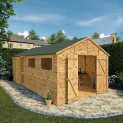 Mercia 20ft X 10ft Premium Shiplap Modular Workshop Shed - Including Installation -Garden Care Tools Deals Store 13555765 2104949337996930