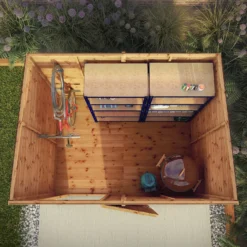 Mercia 8ft X 6ft Premium Shiplap Pent Shed - Including Installation -Garden Care Tools Deals Store 13555796 9744949338342494