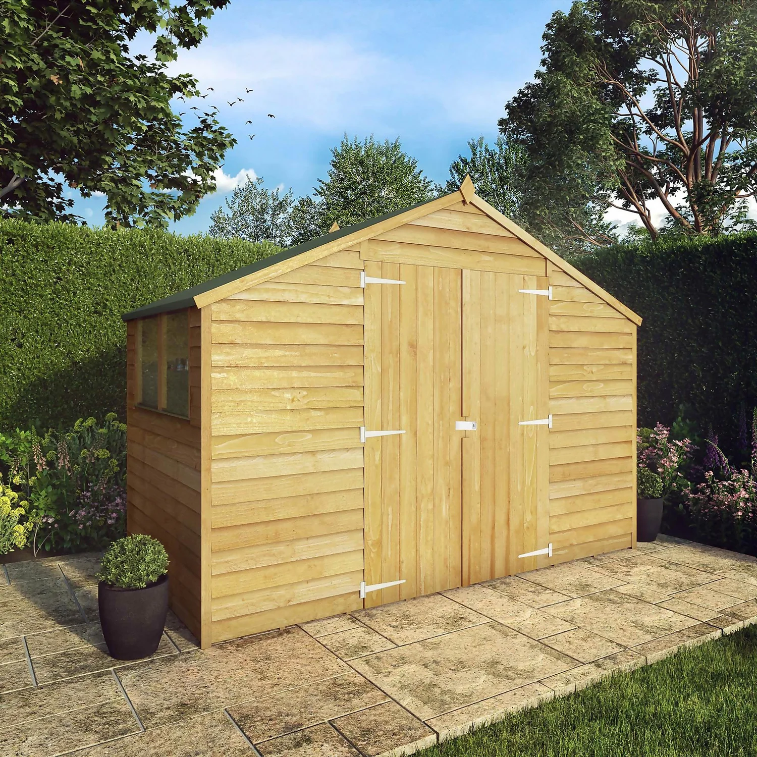 Mercia 5ft X 10ft Overlap Apex Shed - Including Installation 3 Mercia 5ft X 10ft Overlap Apex Shed - Including Installation - Image 3