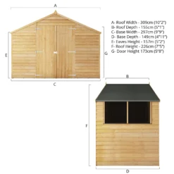 Mercia 5ft X 10ft Overlap Apex Shed - Including Installation 18 Mercia 5ft X 10ft Overlap Apex Shed - Including Installation -Garden Care Tools Deals Store 13555806 5925047801193685
