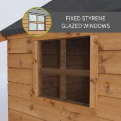 Mercia 5ft X 6ft Pent Wooden Playhouse With Tower -Garden Care Tools Deals Store 13555813 9574951147076658