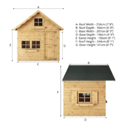 Mercia 7ft X 5ft Swiss Cottage Double Storey Playhouse - Installation Included 16 Mercia 7ft X 5ft Swiss Cottage Double Storey Playhouse - Installation Included -Garden Care Tools Deals Store 13555821 1574949335528992