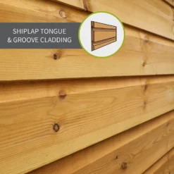 Mercia 12ft X 6ft Premium Shiplap Pent Shed -Garden Care Tools Deals Store 13555860 4874949337372357