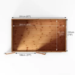 Mercia 10ft X 8ft Premium Shiplap Pent Shed -Garden Care Tools Deals Store 13555861 7635011477717236