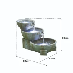 Stylish Fountain Oasis Water Feature With LEDs 11 Stylish Fountain Oasis Water Feature With LEDs -Garden Care Tools Deals Store 13846043 8054962028273395
