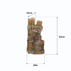 Stylish Fountain Fence Post Pours Water Feature With LEDs 7 Stylish Fountain Fence Post Pours Water Feature With LEDs -Garden Care Tools Deals Store 13846055 2704978881001455