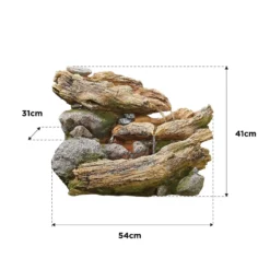 Stylish Fountain Bubbling Brook Water Feature With LEDs -Garden Care Tools Deals Store 13846059 1884962028336110