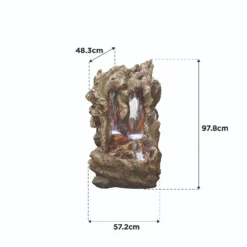 Stylish Fountain Colorado Falls Water Feature With LEDs 5 Stylish Fountain Colorado Falls Water Feature With LEDs -Garden Care Tools Deals Store 13846061 1254978880621934