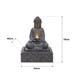 Stylish Fountain Serenity Water Feature With LEDs -Garden Care Tools Deals Store 13846069 1804978880968461