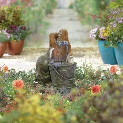 Stylish Fountain Playful Otters Water Feature With LEDs 13 Stylish Fountain Playful Otters Water Feature With LEDs -Garden Care Tools Deals Store 13846072 1994962027889299