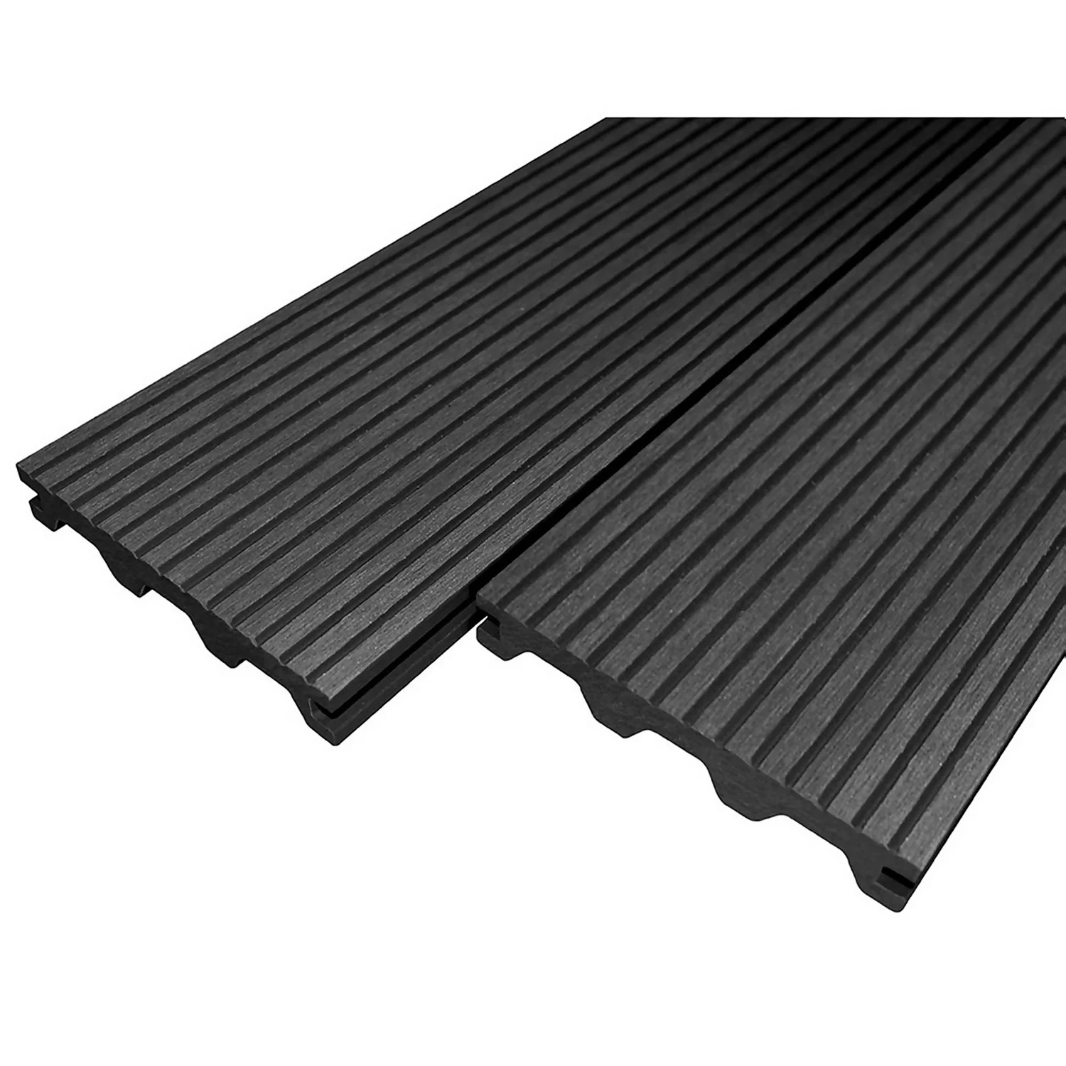 Victoria Composite Decking Castle Groove 20 Pack Ebony - 10.08 M2 1 Victoria Composite Decking Castle Groove 20 Pack Ebony - 10.08 M2