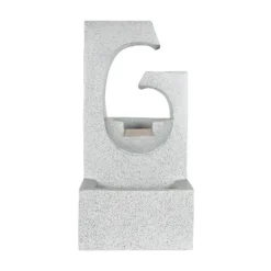 Stylish Fountain Ango Falls Garden Water Feature With LEDs -Garden Care Tools Deals Store 13947169 8335005844564823