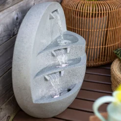 Stylish Fountain Kyoto Falls Garden Water Feature With LEDs 13 Stylish Fountain Kyoto Falls Garden Water Feature With LEDs -Garden Care Tools Deals Store 13947170 1125005844954733