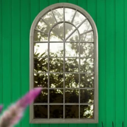 MirrorOutlet Somerley Eden Country Arch Large Metal Garden Mirror - 129x76cm -Garden Care Tools Deals Store 13950557 1934987139911914