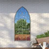 MirrorOutlet Buttercup Country Arch Extra Large Garden Mirror - 160x85cm