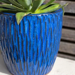 Chiswick Textured Pot Blue - 24cm 9 Chiswick Textured Pot Blue - 24cm -Garden Care Tools Deals Store 13973625 4835011238348238