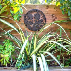 Jungle Leaf Garden Wall Art 35cm - Black -Garden Care Tools Deals Store 13981006 3475005835433276