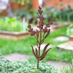 Floral Bronze Ground Stakes - 45cm (Assorted Designs) -Garden Care Tools Deals Store 13981009 1025005324644489