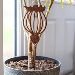 Floral Bronze Ground Stakes - 45cm (Assorted Designs) -Garden Care Tools Deals Store 13981009 1295005324808475