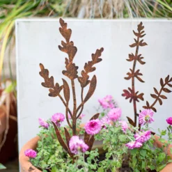 Floral Bronze Ground Stakes - 45cm (Assorted Designs) -Garden Care Tools Deals Store 13981009 1475005324775952