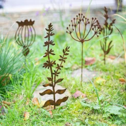 Floral Bronze Ground Stakes - 45cm (Assorted Designs) -Garden Care Tools Deals Store 13981009 1965005324841214