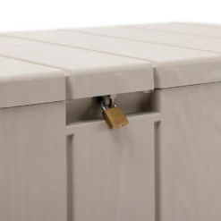 Toomax Bravo Garden Storage Box 270L - Warm Grey -Garden Care Tools Deals Store 13997481 1505004537275931