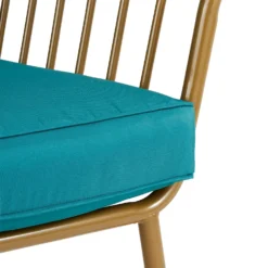 Omari Metal Garden Sofa Set - Teal & Gold 19 Omari Metal Garden Sofa Set - Teal & Gold -Garden Care Tools Deals Store 14005703 6735022638292255