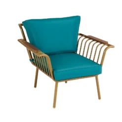 Omari Metal Garden Sofa Set - Teal & Gold 17 Omari Metal Garden Sofa Set - Teal & Gold -Garden Care Tools Deals Store 14005703 8455022638225988