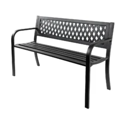 Black Steel Garden Bench 7 Black Steel Garden Bench -Garden Care Tools Deals Store 14005779 7435018249610474