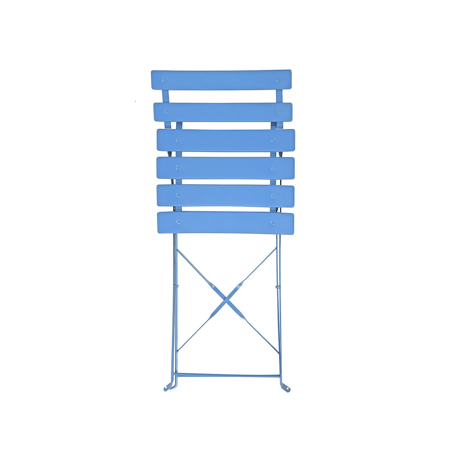 Millie Metal Bistro Set - Blue 9 Millie Metal Bistro Set - Blue - Image 9
