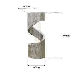 Stylish Fountain Spiral Showers Water Feature With LEDs 5 Stylish Fountain Spiral Showers Water Feature With LEDs -Garden Care Tools Deals Store 14519354 4325047822566918