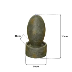 Stylish Fountain Petite Ripple Water Feature With LEDs 5 Stylish Fountain Petite Ripple Water Feature With LEDs -Garden Care Tools Deals Store 14519358 5205047822608222